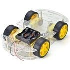 2wd 4wd Robot Smart Car Chassis Kits Speed Encoder 65x26mm Tire For Arduino