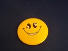 Smiley  happy  Face -  crazy Eyes  Button Pin Pinback 2 1 4  Badge New Big Funny