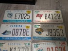 Florida License Plate Lot Major League Sports