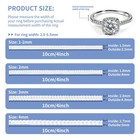 26pcs Ring Sizers For Loose Rings  Eiito Size Adjuster One Size  Clear