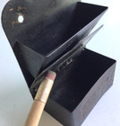 Stamped Tin Wall Mount Match Box Holder W  Striker 1890s - 1910s Antique