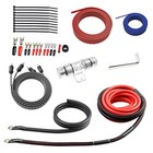 Car Audio Cable Amp Wiring Kit - 20ft 4 Gauge Power Cable Amplifier Install 