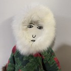 Vintage Eskimo Inuit Alaska Folk Art Real Fur Plush Doll Toy 16    Primitive