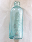 Antique Clark s Peoria Springs Soda Glass Blob Top Bottle