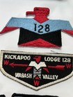 Original Vintage Boy Scout Patch Lot Kickapoo Lodge 128 Wabash Valley