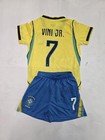 Brazil Soccer Kids And Adult Jersey And Shorts Vini Jr