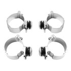 39mm Windshield Fairing Mount Fork Clamps Clip Fit For Harley Sportster Xl Dyna