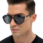Unisex Vintage Steampunk Sunglasses Fashion Round Mirror Retro Eyewear Men Women