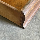 Antique Barrister Bookcase Drawer Oak Macey 32 25    X 9 75   