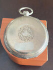 Vintage 52mm J c  Ledmole Geneva Swiss Pocket Watch  Running  Argent Silver Case