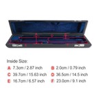 17 Holes Flute Case Black Leather Wooden Flute Bag B Foot Beautiful New