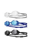 Tyr Adult Swim Goggles 3 Pack Age 16  Uv Protection Blue Black Clear