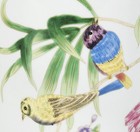 Aa Importing Birds And Flowers Round  Jar With Lid