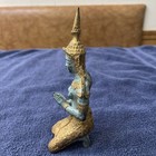 Vintage  Brass Bronze  Buddha Statue