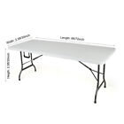 6  Ft  Fitted Polyester Tablecloth Table Cover Wedding Banquet Party Black