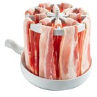 1x Bacon Wizard Microwave Crispy Bacon Maker Meat Rack Cooker Crispier Healthier