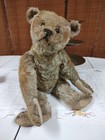 Antique Early Steiff Teddy Bear 17  Well Loved Mohair