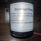 Rv Pump 12 Volt  8 0a   3 3gpm Diaphragm Water Pump  45psi Black