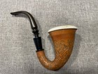 Very Nice Carved Calabash Estate Pipe Sherlock Holmes Good Condition