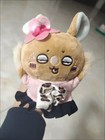 New Chiikawa Leopard Bow Momonga Plush Doll Toy Keychain Backpack Plushie Gift