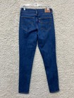 Levis Pants W28 L30 Blue Womens Denim Skinny Stretch Jeans Classic Casual Styles