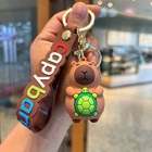 Cartoon Capybara Pendant Creative Capybara Keychain Backpack Decoration Gifts