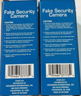 Fake Security Cctv Camera  2 Pack  Dummy Camera White W Flashing Red Led Light