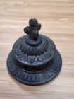 Antique French Cast Iron Censer Lid Cover Mark B r  620 Made In France 1920s