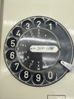Vintage Itt Pc300 Rotary Dial Wall Mount Corded Telephone Beige Phone Belgium