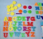 160 Pieces Magnetic Alphabet Letters - 3 Full Sets   Numbers   Math Lot