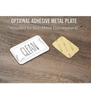 Dishwasher Magnet Clean Dirty Sign Double-sided Clean  Dirty Green   White 3 5   