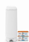 Diaper Genie Platinum Pail - White  Pedal Activated Lid