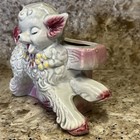 Vtg 1950 s Little Lamb Planter Nursery Baby Gift Green Pink Yellow Euc