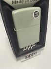 Zippo Sage Green On A 2022 Lighter