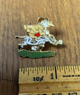 Vintage Arkansas Jaycees Lapel Pin Cowboy On A Razorback