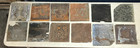 Antique 12 Sq  Foot Shabby Tin Ceiling 12x12 Ceiling Tin Panels Vtg Old 105-26b