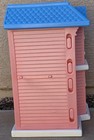 Vintage Little Tikes My Size Dollhouse Pink W  Blue Roof  40x36x24 
