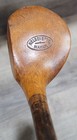 Antique Vintage Nelson Bros  Hickory Wood Shaft Golf Club Spoon Nice Solid Blond