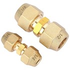 2 Packs Copper Pipe Extension Joint Connectors  1 4    1 2  Hvac 1 4  And 1 2 