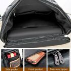 Mens Leather Backpack Travel Laptop Bag School Waterproof Business Shoulder Bags