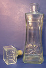 Vintage Crystal Glass Liquor Bottle Decanter