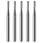 Dental Carbide Burs Fg 245 Friction Grip Amalgam Prep Tungsten High Speed