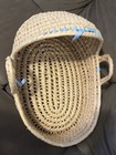 Vintage Moses Basket Baby Bassinet