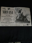 Vintage Nirvana Flyer  1991  Rare 