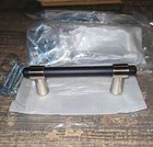 5 Pk 3 Inch Black Brushed Nickel Cabinet Pulls Heavy Duty Kitchen Drawer Handles