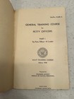 Vintage General Training Course For Petty Officers Us Navy 1948 Mint Very Rare