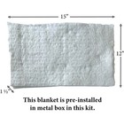 Pacific Energy Steel Baffle Box With One Blanket Installed  80000376-amp