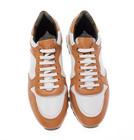 Pastori Nwb Thrax Casual Sneakers Size 42 5 Us 9 5 In Brown   White Leather