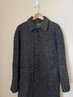 Todd Snyder Italian Wool Fleck Topcoat Jacket Donegal Coat Grey Large
