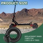 2 50-4 Inner Tube 2 Pack Bent Valve Wheelbarrow Scooter
